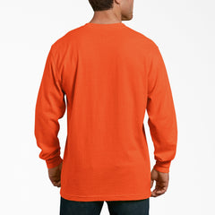 Heavyweight Neon Long Sleeve Pocket T-Shirt