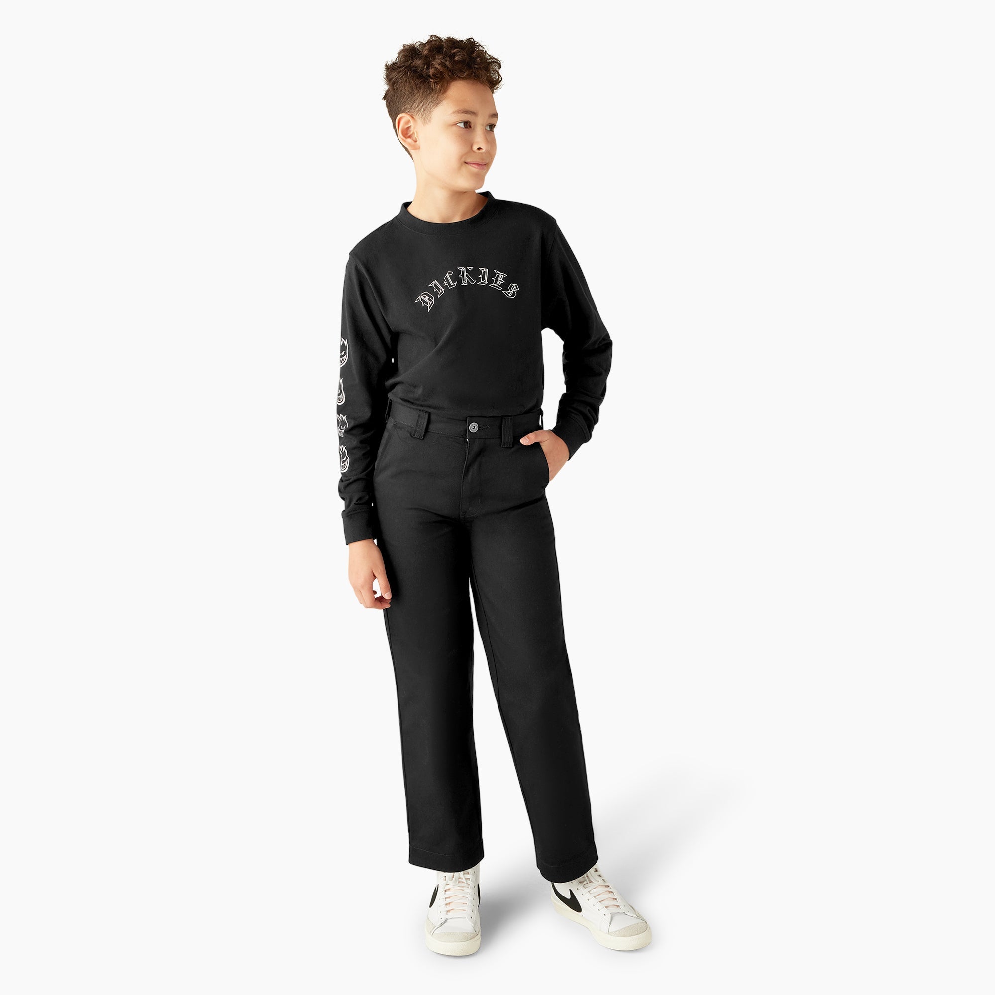 Dickies X Spitfire Kid’s Flannel Cuff Pants