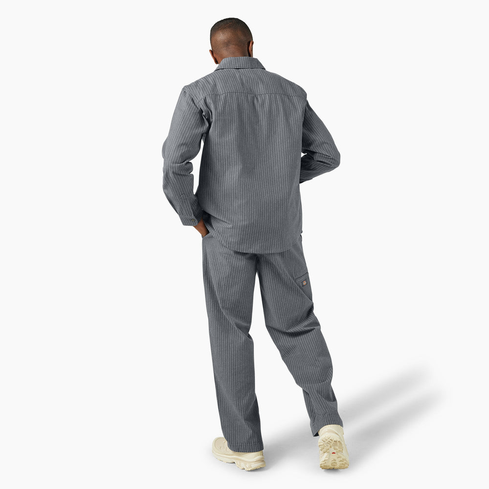 Lima Pinstripe Button-Up Shirt