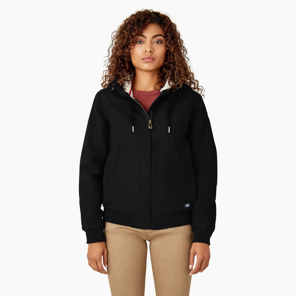 Women's Fleece Lined Duck Canvas Jacket